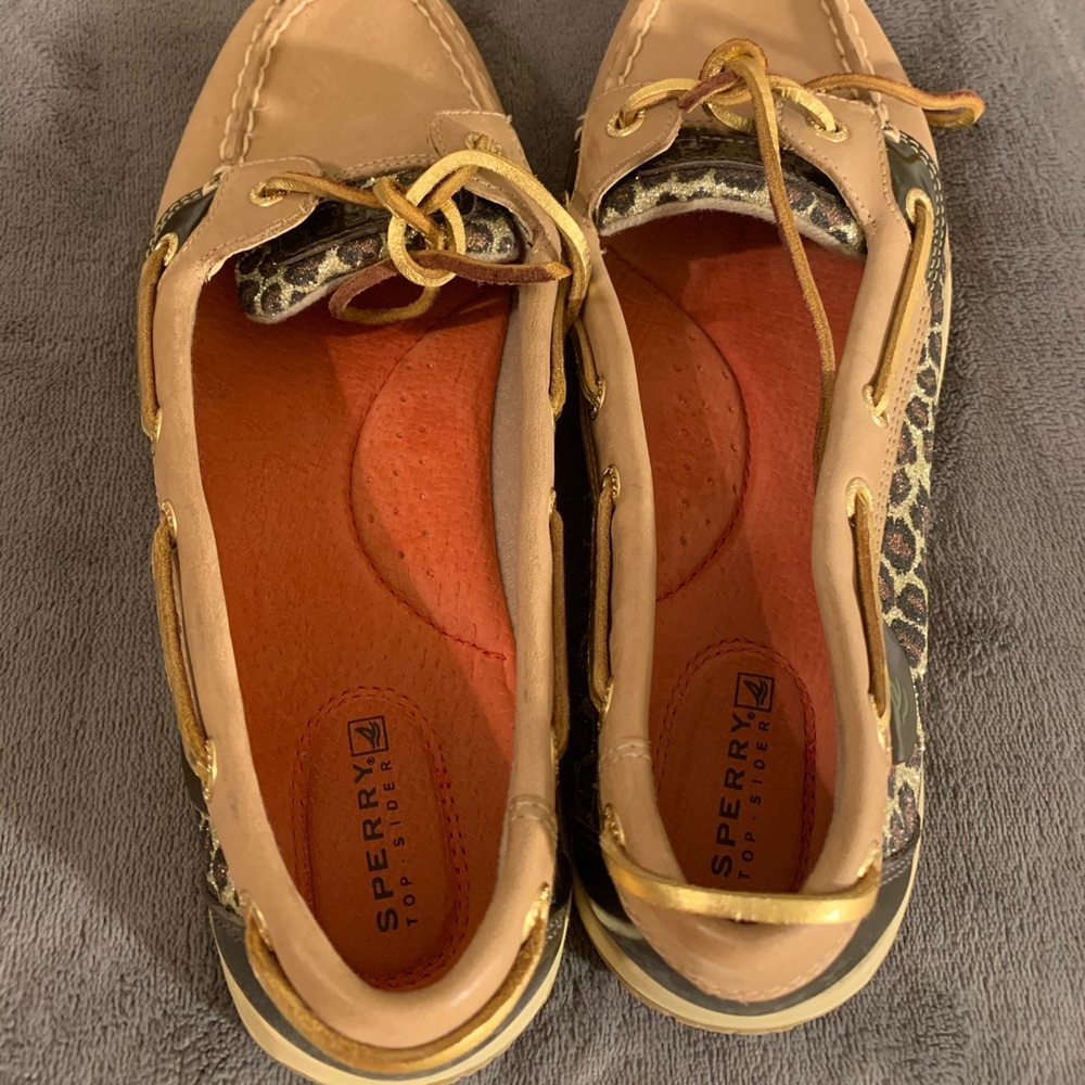 | Leopard Glitter Sperry | - Picture 3 of 4